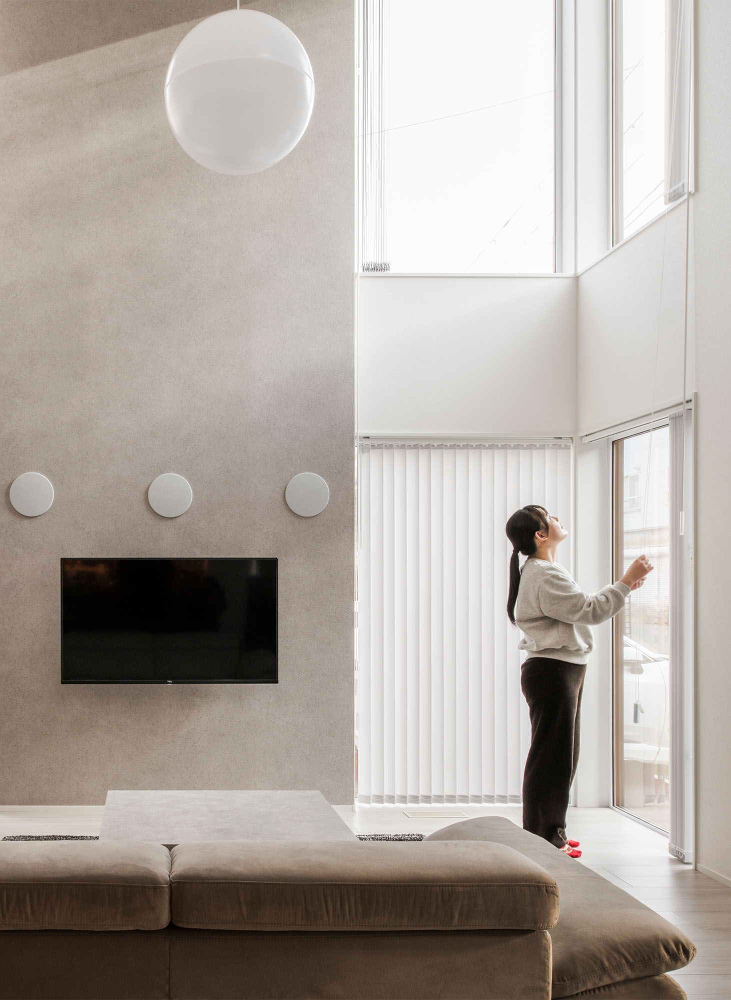 快適に暮らし、趣味を深める。遊び心あふれる吹き抜けの家